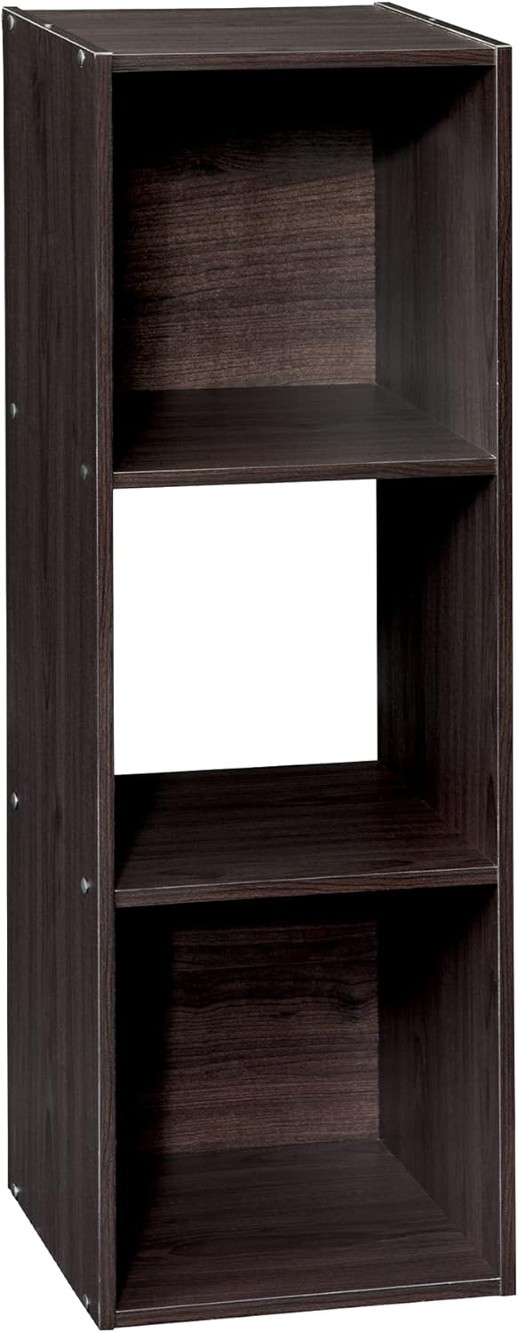ClosetMaid 9 Cube Laminated Wood Reversible Stackable Open Bookcase Display Shelf Storage Organizer for Home and Office Organization, White